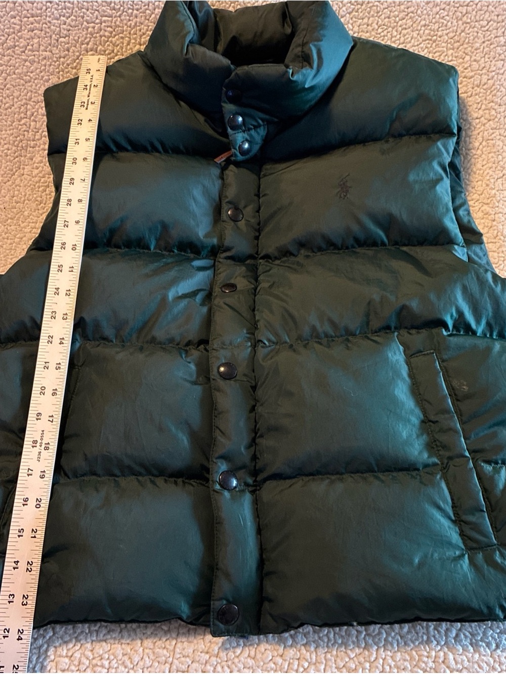 Polo Ralph Lauren Goose Down Puffer Vest - Jacket Men Size XL Green